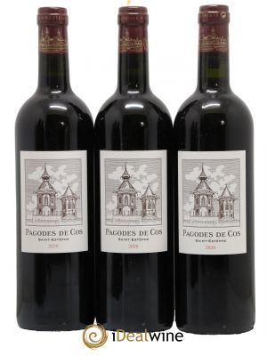 Les Pagodes de Cos Second Vin  2020 - Lot of 3 Bottles