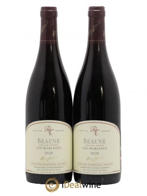 Beaune Les Mariages Rossignol-Trapet (Domaine) 2020 - Lot de 2 Bottles