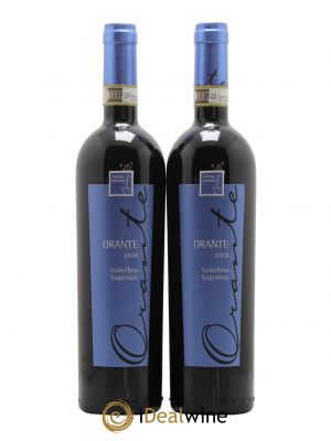 Nebbiolo Valtellina Superiore Orante Cantina Menegola 2018 - Lot de 2 Bottiglie