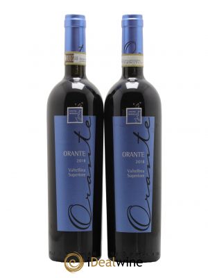 Nebbiolo Valtellina Superiore Orante Cantina Menegola 2018 - Lot de 2 Bottles