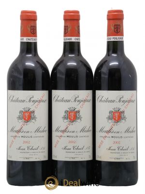 Château Poujeaux  2002 - Lot of 3 Bottles