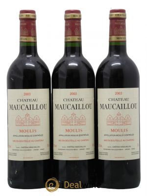 Château Maucaillou  2003 - Lot of 3 Bottles