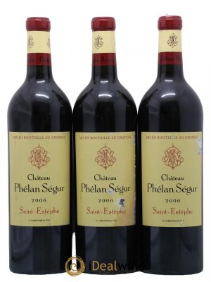 Château Phélan Ségur  2006 - Lot of 3 Bottles