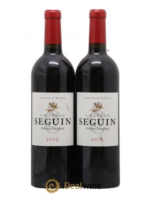 Pessac-Léognan Château de Seguin 2015 - Lot of 2 Bottles