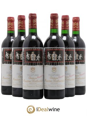 Château Mouton Rothschild 1er Grand Cru Classé 1994 - Lot de 6 Bottles
