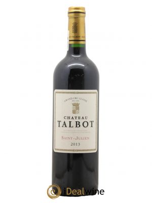Château Talbot 4ème Grand Cru Classé 2013 - Lot de 1 Bottle