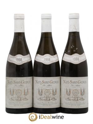 Nuits Saint-Georges Les Athées Domaine Gavignet-Béthanie et Filles 1998 - Lot of 3 Bottles