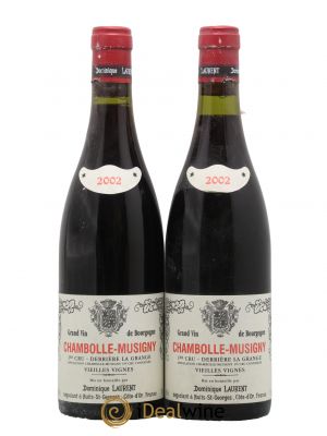 Chambolle-Musigny 1er Cru Derrière La Grange Vieilles Vignes Dominique Laurent  2002 - Lot of 2 Bottles