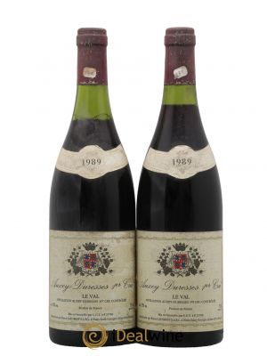 Auxey-Duresses 1er Cru Le Val Domaine Pierre Laforest 1989 - Lot de 2 Bottles