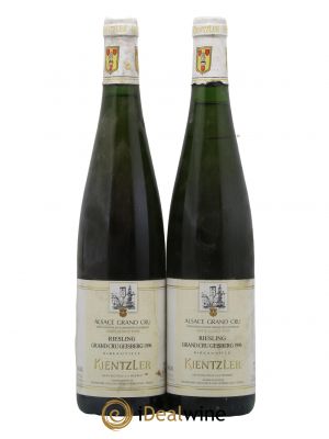 Riesling Grand Cru Geisberg Kientzler  1996 - Lot of 2 Bottles