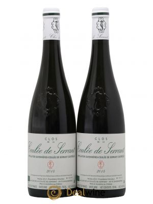 Savennières Clos de la Coulée de Serrant Vignobles de la Coulée de Serrant - Nicolas Joly 2014 - Lot de 2 Bottles