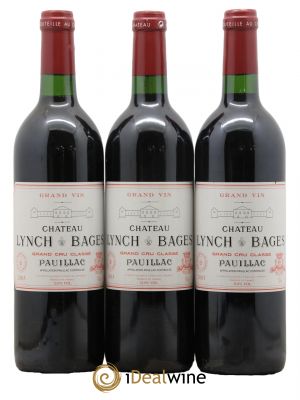 Château Lynch Bages 5ème Grand Cru Classé 2003 - Lot de 3 Bottles
