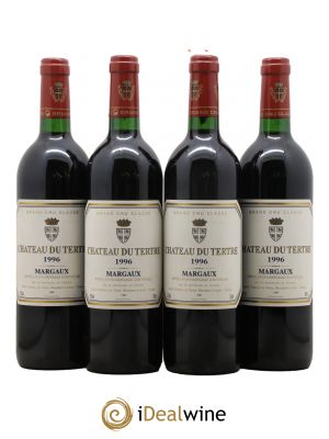 Château du Tertre 5ème Grand Cru Classé  1996 - Lot of 4 Bottles