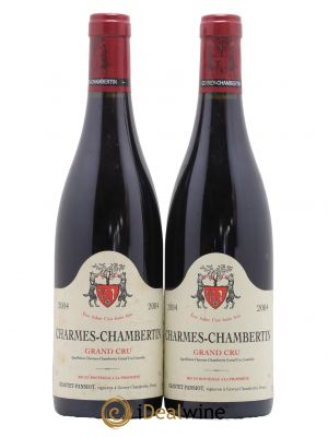Charmes-Chambertin Grand Cru Geantet-Pansiot  2004 - Lot of 2 Bottles