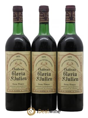 Château Gloria 1975 - Lot de 3 Bottles