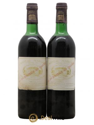 Château Margaux 1er Grand Cru Classé 1977 - Lot de 2 Bottles