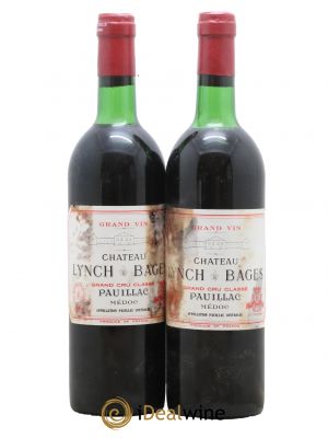 Château Lynch Bages 5ème Grand Cru Classé 1975 - Lot de 2 Bottles