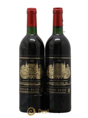Château Palmer 3ème Grand Cru Classé 1985 - Lot de 2 Bottles