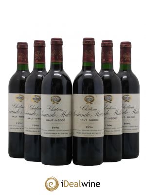 Château Sociando Mallet  1996 - Lot of 6 Bottles