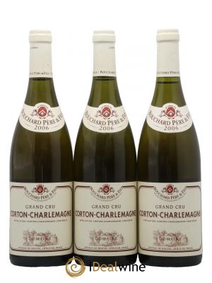 Corton-Charlemagne Bouchard Père & Fils  2006 - Lot of 3 Bottles