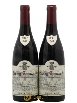 Gevrey-Chambertin Claude Dugat 2017 - Lot de 2 Bottles