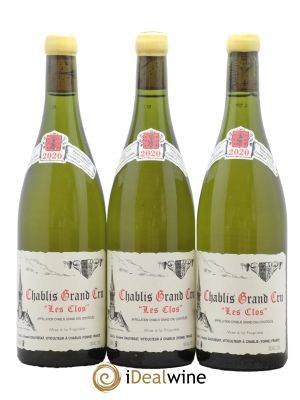Chablis Grand Cru Les Clos Vincent Dauvissat (Domaine)  2020 - Lot of 3 Bottles