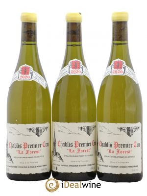 Chablis 1er Cru La Forest Vincent Dauvissat (Domaine)  2020 - Lot of 3 Bottles