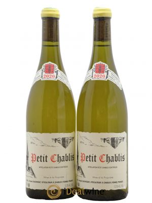 Petit Chablis Vincent Dauvissat (Domaine) 2020 - Lot de 2 Bottles