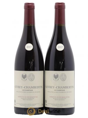 Gevrey-Chambertin Les Marchais Domaine De Secherouvre 2017 - Lot of 2 Bottles