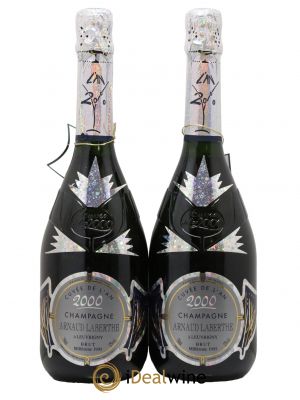 Champagne Cuvée 2000 Domaine de Labarthe 1995 - Lot of 2 Bottles