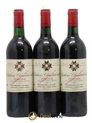 Pomerol Château Chantalouette 1991 - Lot of 3 Bottles