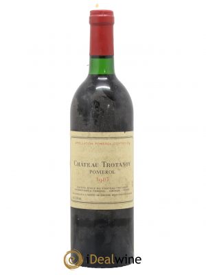 Château Trotanoy  1987 - Lot of 1 Bottle