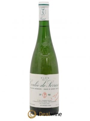 Savennières Clos de la Coulée de Serrant Vignobles de la Coulée de Serrant - Nicolas Joly  1990 - Lot of 1 Bottle