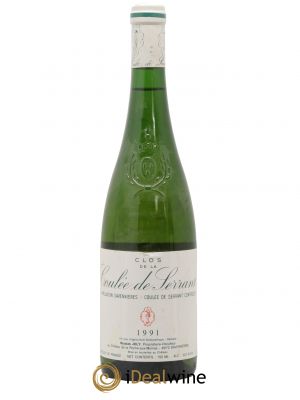 Savennières Clos de la Coulée de Serrant Vignobles de la Coulée de Serrant - Nicolas Joly  1991 - Lot of 1 Bottle
