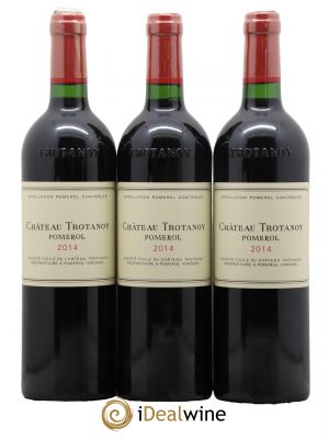 Château Trotanoy  2014 - Lot of 3 Bottles