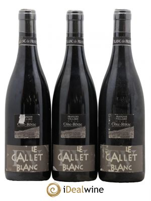 Côte-Rôtie Le Gallet Blanc François Villard  2006 - Lot of 3 Bottles