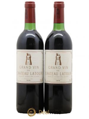 Château Latour 1er Grand Cru Classé  1979 - Lot of 2 Bottles