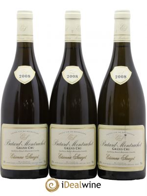Bâtard-Montrachet Grand Cru Etienne Sauzet  2008 - Lot of 3 Bottles