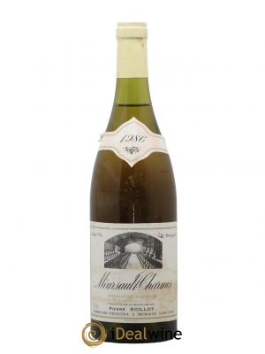 Meursault Charmes Pierre Boillot 1986 - Lot of 1 Bottle