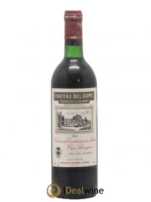 Château Bel Orme Tronquoy de Lalande Cru Bourgeois  1982 - Lotto di 1 Bottiglia