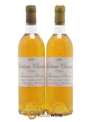 Château Climens 1er Grand Cru Classé 1979 - Lot de 2 Bottiglie