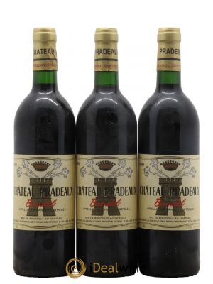 Bandol Château Pradeaux Famille Portalis 1990 - Lot de 3 Flaschen