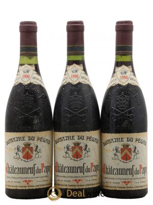 Châteauneuf-du-Pape Domaine du Pégau Cuvée Réservée Paul et Laurence Féraud 1990 - Lot de 3 Bottiglie