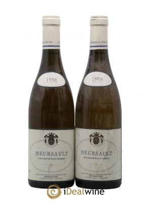 Meursault Arnaud Ente  1998 - Lot of 2 Bottles