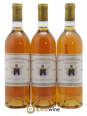 Château Bastor Lamontagne  1988 - Lot of 3 Bottles