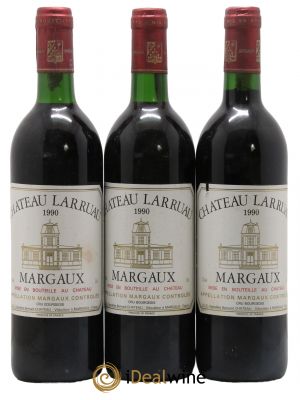 Château Larruau 1990 - Lot de 3 Bottiglie