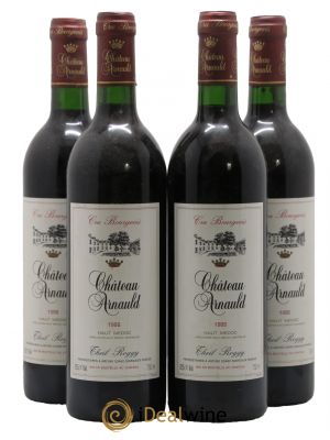 Château Arnauld Cru Bourgeois 1988 - Lot de 4 Flaschen