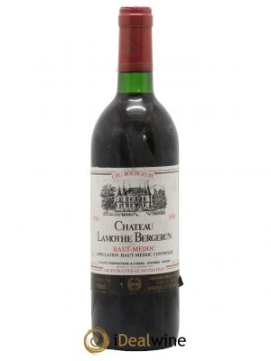 Château Lamothe Bergeron Cru Bourgeois  1986 - Lotto di 1 Bottiglia
