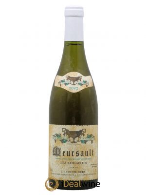 Meursault Les Rougeots Coche Dury (Domaine) 2002 - Lot de 1 Bottle