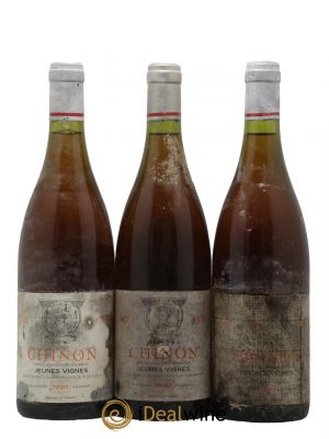 Chinon Jeunes Vignes Domaine Charles Joguet 1990 - Lotto di 3 Bottiglie